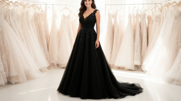 Stunning Black Wedding Dresses for Every Budget