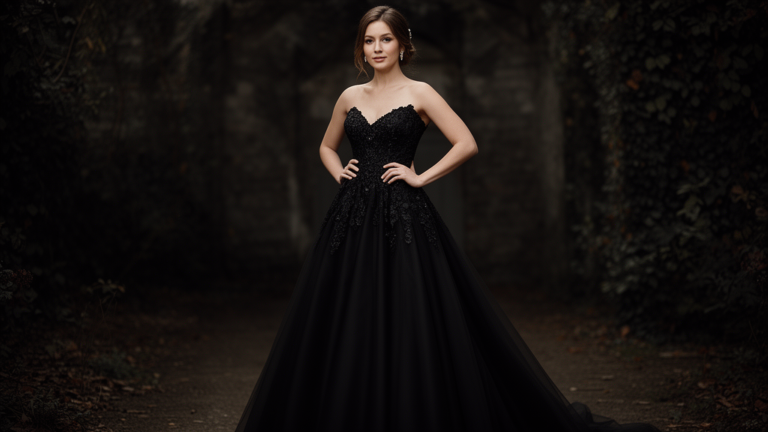 Black Wedding Dresses: Bold, Elegant & Unforgettable
