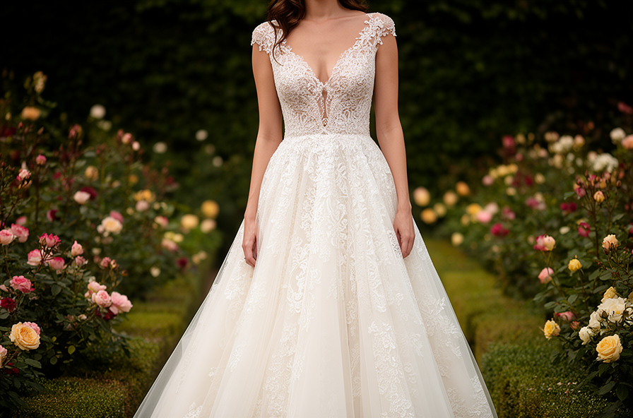 colored wedding dress
