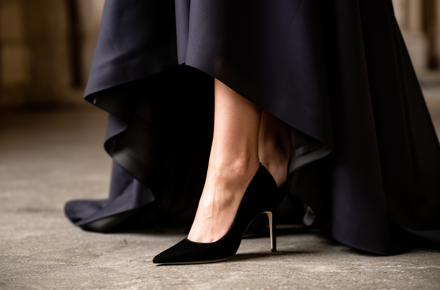 black wedding shoes