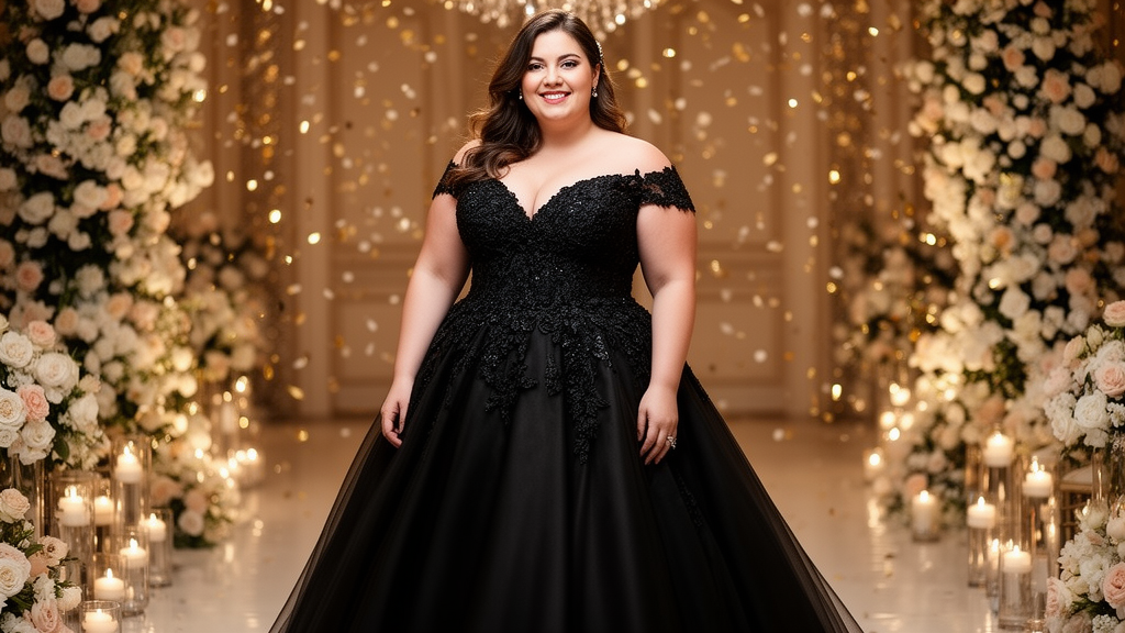 Plus Size Black Wedding Dresses: Gorgeous & Confident