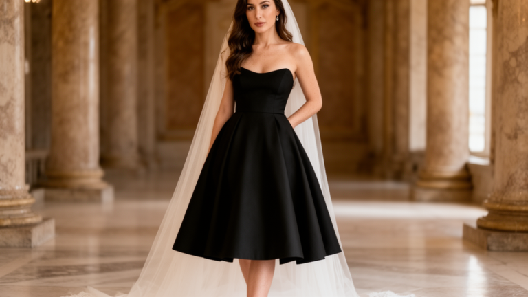 Short Black Wedding Dresses: Chic & Unconventional