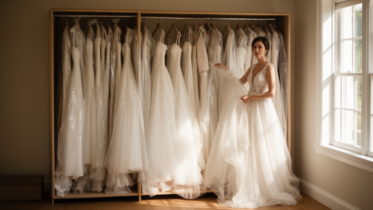 How to Store Your Wedding Dress After the Big Day