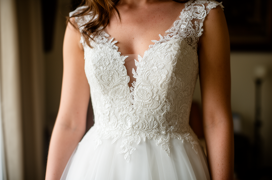 wedding dress for petite bride