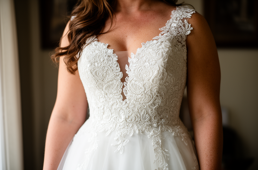 wedding dress for athletic body type